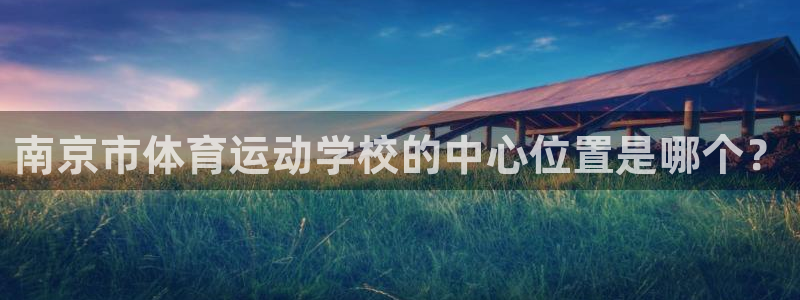 德国MK体育官方正版app集团：南京市体育运动学校的中心位置